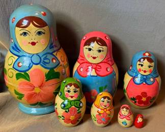 Matryoshka Doll Stamped Made In USSR