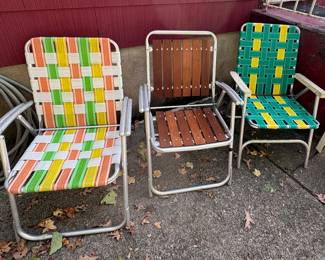 Vintage MCM Lawn Chairs 