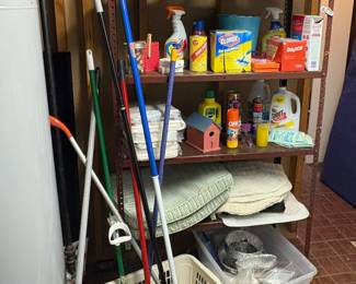 Cleaning Supplies & Utility Rack 