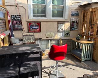 OUTDOOR TABLES AND CHAIRS