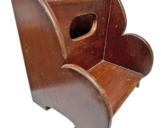MidCentury Wood Magazine Rack