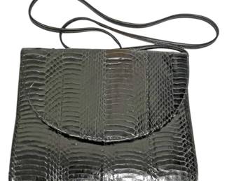 1980s J Renee Snakeskin Handbag