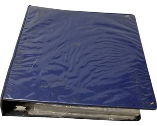 Binder of Sports Trading Cards 40 Pages
