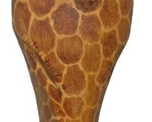 HandCarved Giraffe Wall Mask