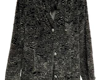 Valerie Stevens Faux Lambs Wool Coat