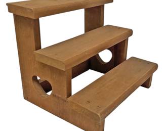 Natural Wood Heart Spice Rack