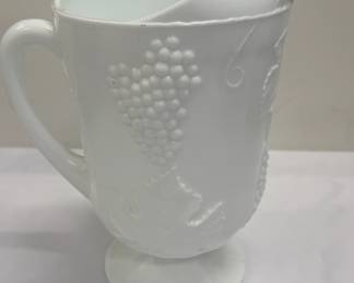 72oz Ice Lip Pitcher Harvest Milk Glass By Colony