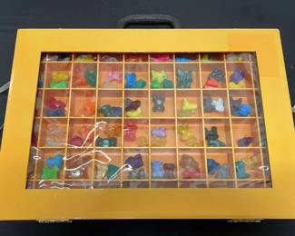 Crazy Bones Vintage Game 100 Pieces  Case