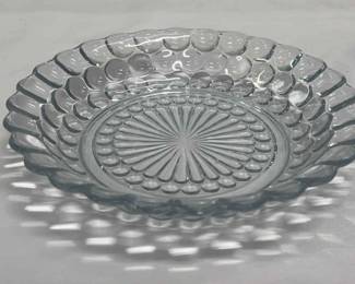 Anchor Hocking Bubble Sapphire Light Blue Glass Bowl