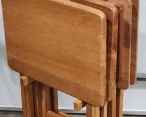 Wooden Stand For Foalable Tables 