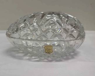 Lead Crystal Glass Egg Box