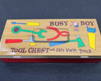 Busy Boy Tool Chest with Safe Vinyl Tools