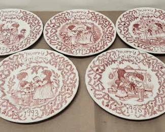 Merry Christmas Plates 