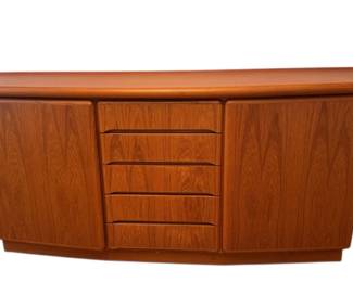 Skovby Mid Century Modern Teak Dining Cabinet 