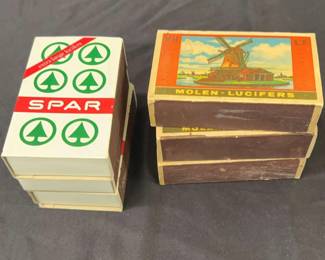 Dutch Matchboxes containing Matches Lucifers