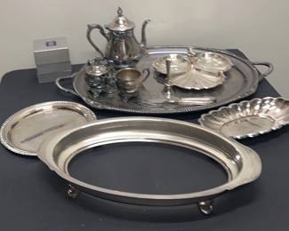 Mystery Kitchen Lot with Silver Plated Items