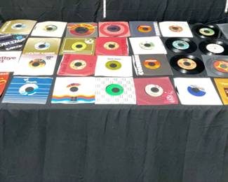 Collection of 46 7 Inch Vinyl Records