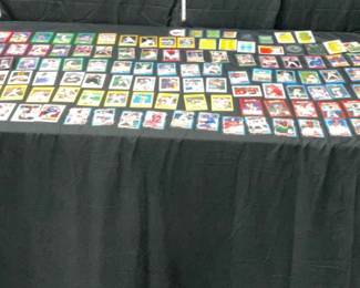 Collection of 129 80s 90s Baseball Cards, Stickers Puzzles