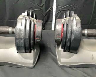 Set of Bowflex Select Tech Adjustable Dumbells