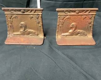 Antique Egyptian Revival Bookends