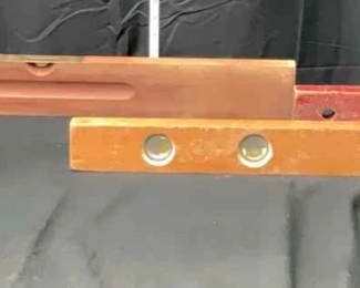 Four Vintage Wooden Levels from Various Manufacturers