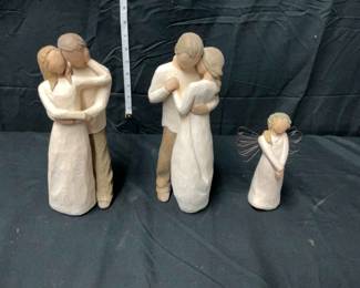 Three Willow Tree Figurines