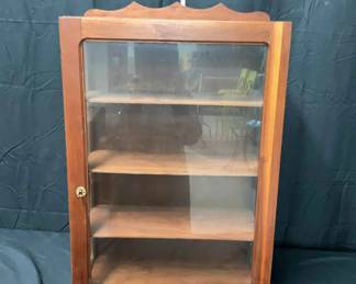 Wood Display Cabinet