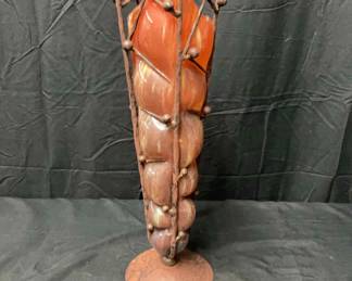 1925 Charles Schneider Mounted Vase