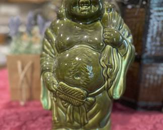 Vintage Deforest California Pottery Ceramic Buddha 