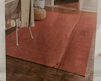 NEW 5 x 8' Rust Red Area Rug