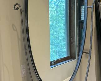 Metal Frame Full-Length Standing Mirror