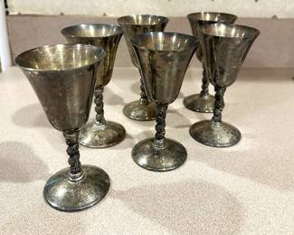 Antique Pewter Chalices, Spain 