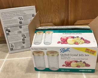 NIB Case of BALL 12 oz Jelly Jars 