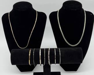 68 SterlingSilverChainNecklacesBracelets