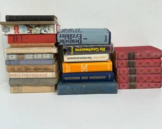 16 VintageCollectionofGermanBooks