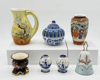 79 DecorativePorcelainPitcherVaseSaltPepperShakerMore