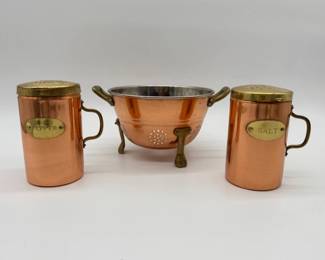 17 CopperSaltPepperShakersMiniStrainer