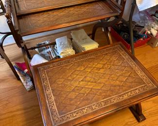 #93 Nesting tables with Removeable Tray $80.00