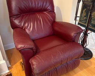#33 Lazy Boy leather swivel rocker recliner $225.00