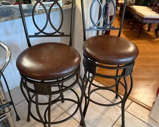 #59 Set of 2 Swivel Barstools $60.00