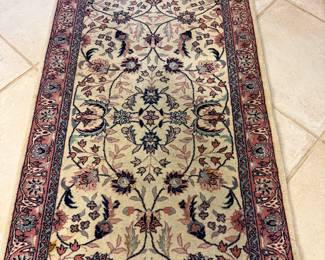 #29 Hand knotted runner 31x167 $225.00