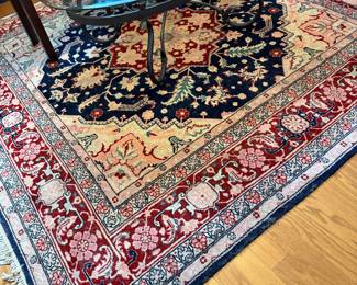 * #97 Hand Knotted Rug 94"x94" $200.00