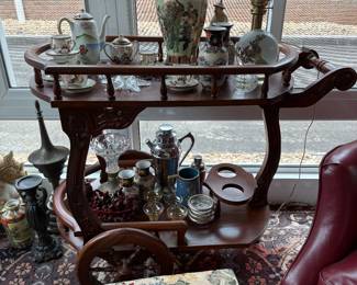 #52 Serving Cart 36"x17"x30" $60.00