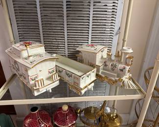#64 Lennox Holiday Junction 3 piece set $60.00