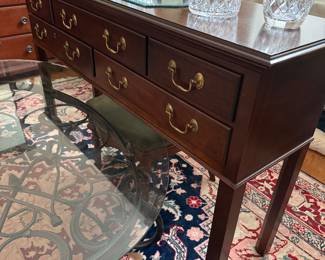 #98 Sofa table 51"x14"x32" $100.00