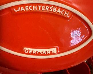 * #66 Waechtersbach Germany Red Christmas Tree set of 107 Pieces $400.00