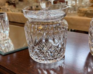 #95 Waterford Biscuit Jar $80.00