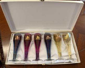 * #12 Timon Glass made in Italy set of 6 $60.00