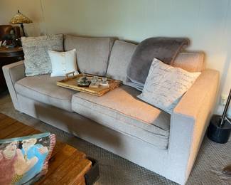 Sofa, Throw Pillows 