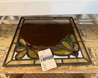 Stained Glass Daisy Mirror